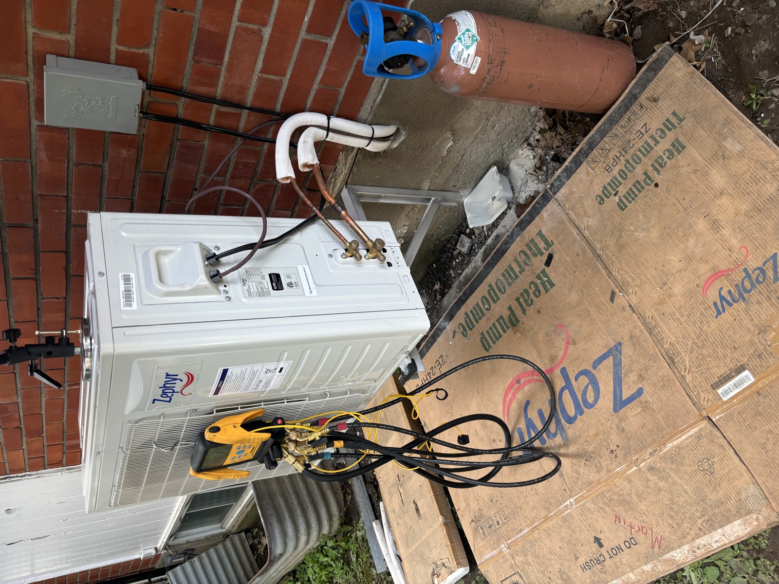 Installation thermopompe Zephyr